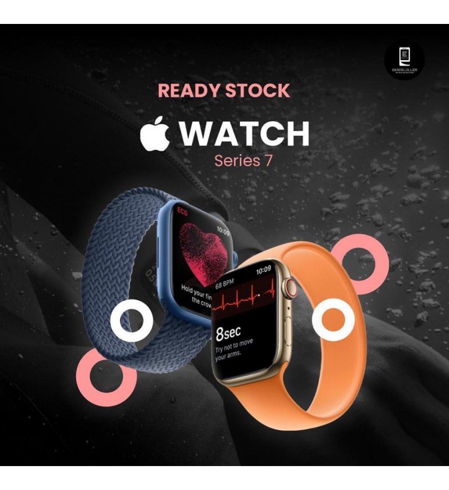 Apple Watch Series 7 NIKE  STARLIHGT (41MM) GPS ALUMINUM NEW Internasional